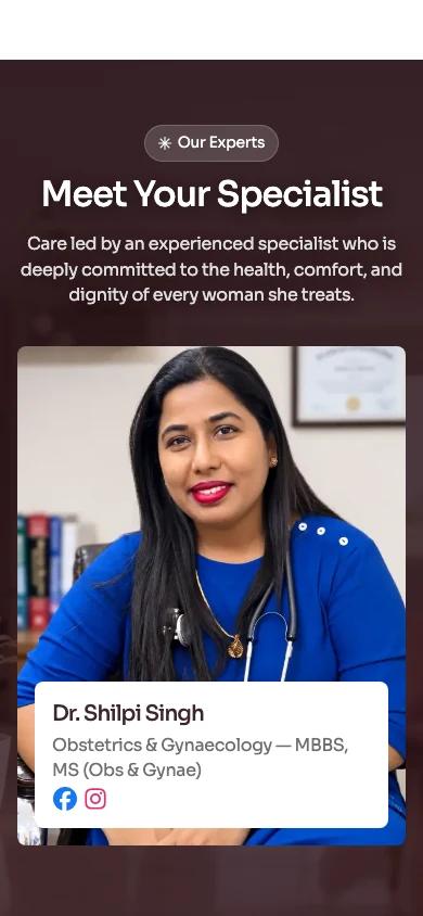 Doctor profile for Dr. Shilpi Singh with qualifications
